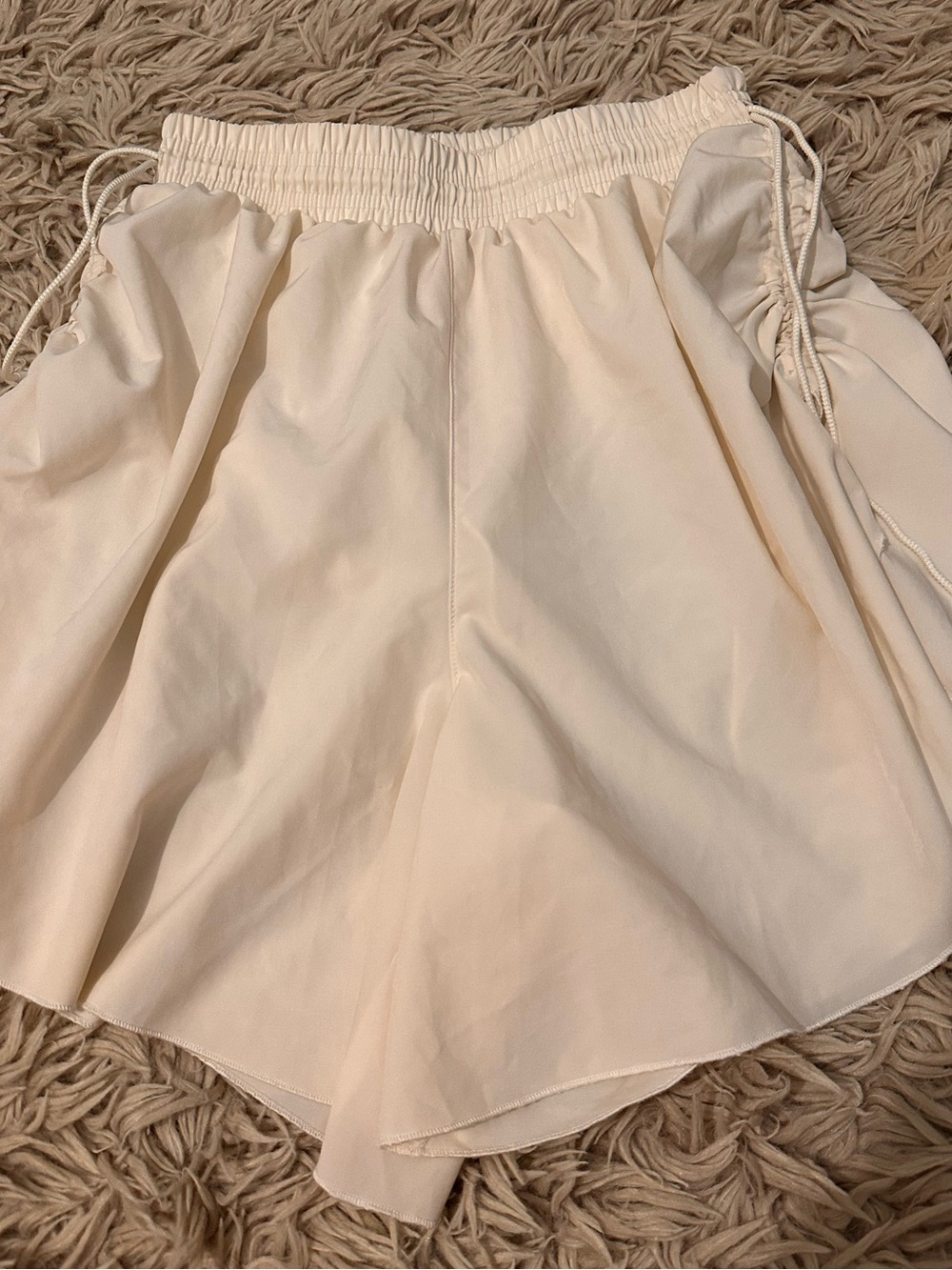 White fp movement basketball shorts.